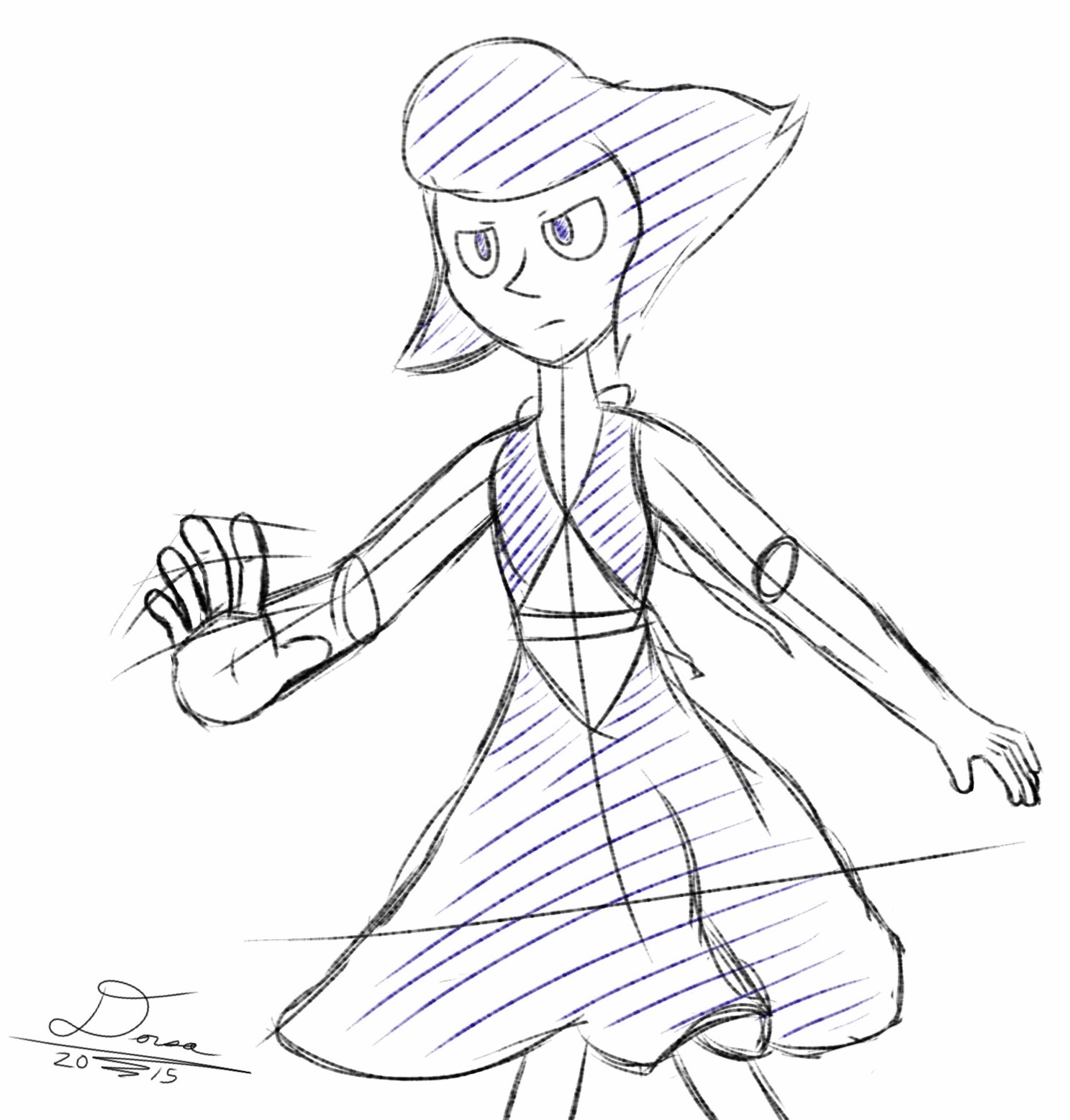 Lapis Lazuli Rough Sketch