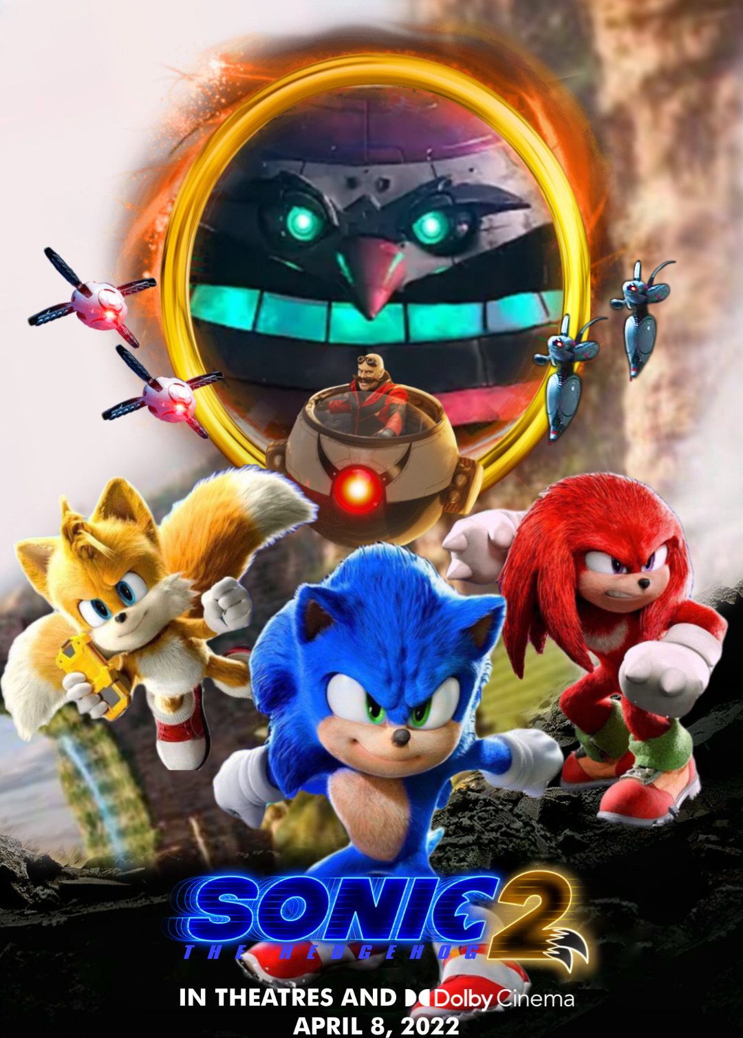 Sonic Movie 2 poster : r/SonicTheHedgehog