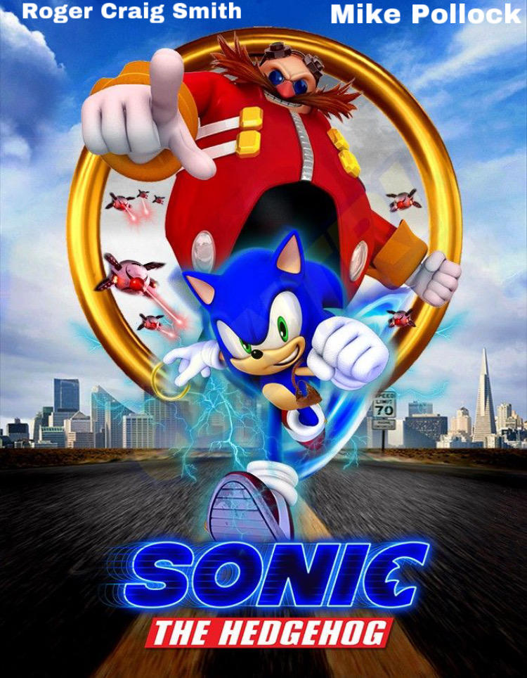 SONIC THE HEDGEHOG MOVIE POSTER [GAME EDITION] by DOMREP1 on