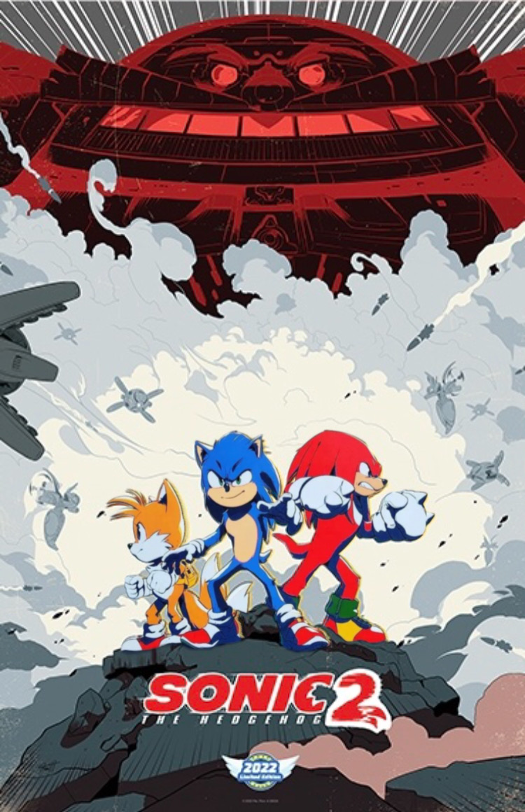 Sonic the Hedgehog 2 movie fan poster by TheDarkKnight954 on DeviantArt