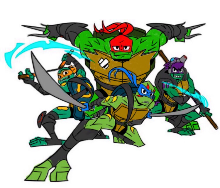 Tmnt Rise Style Rise of the tmnt (colored) by jalonct on DeviantArt