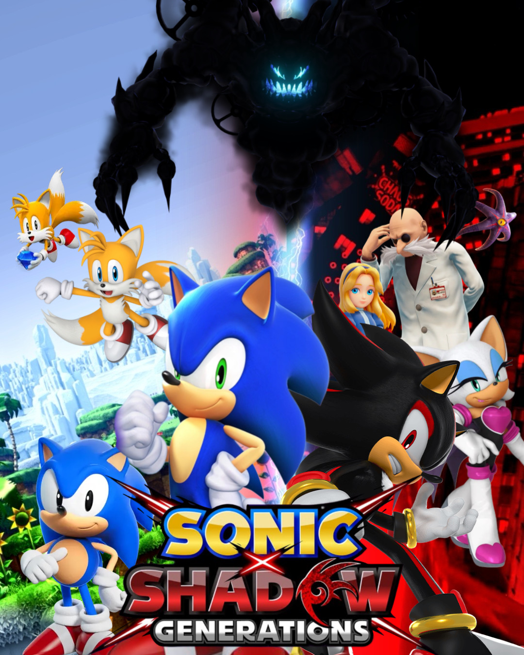 Sonic x Shadow Generations by jalonct on DeviantArt