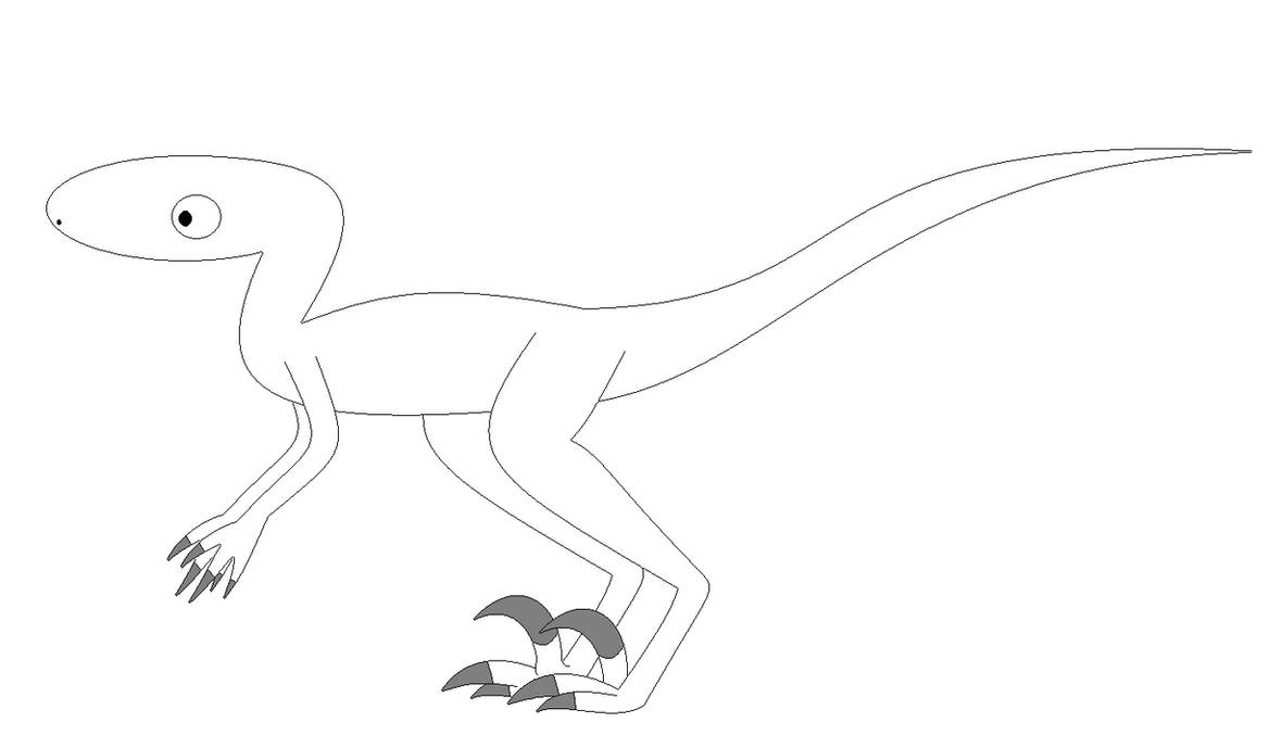 Raptor base (new) by DakotaSauron666 on DeviantArt