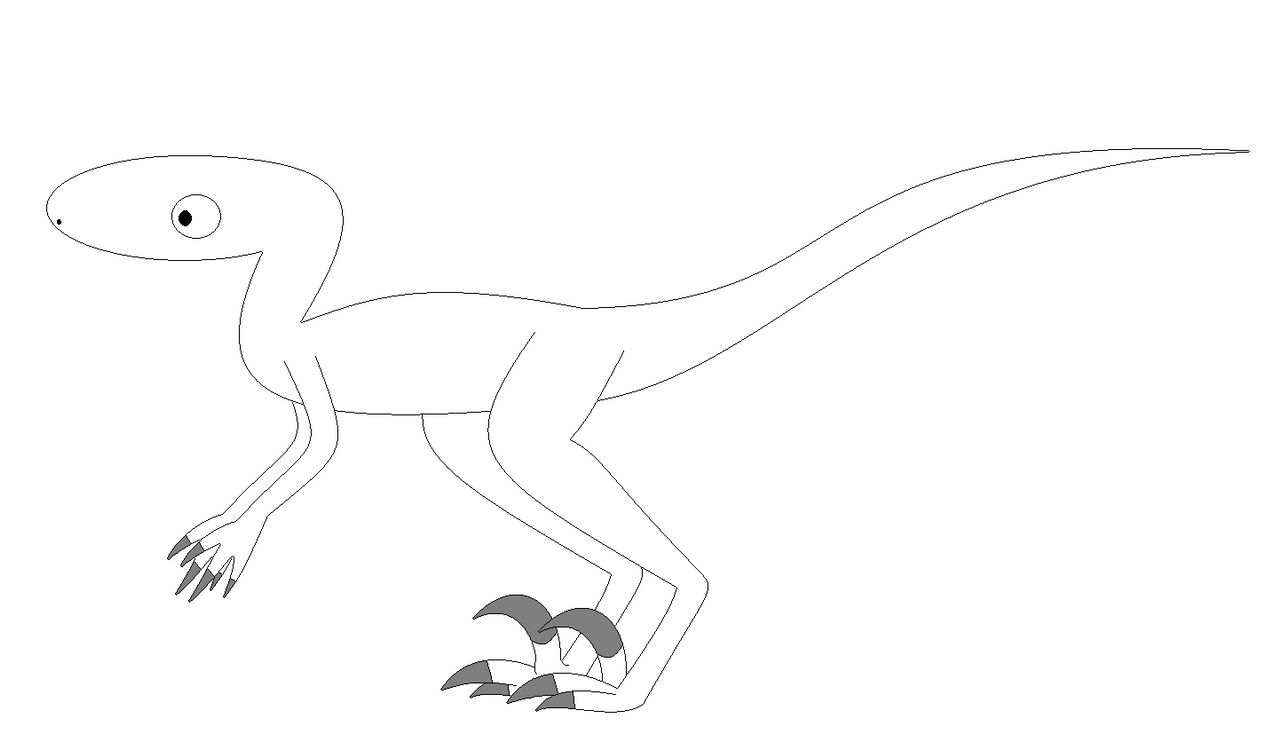 Raptor base (new) by DakotaSauron666 on DeviantArt