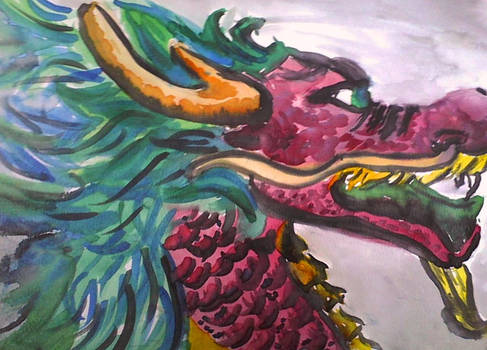 Of Dragons and...watercolor?