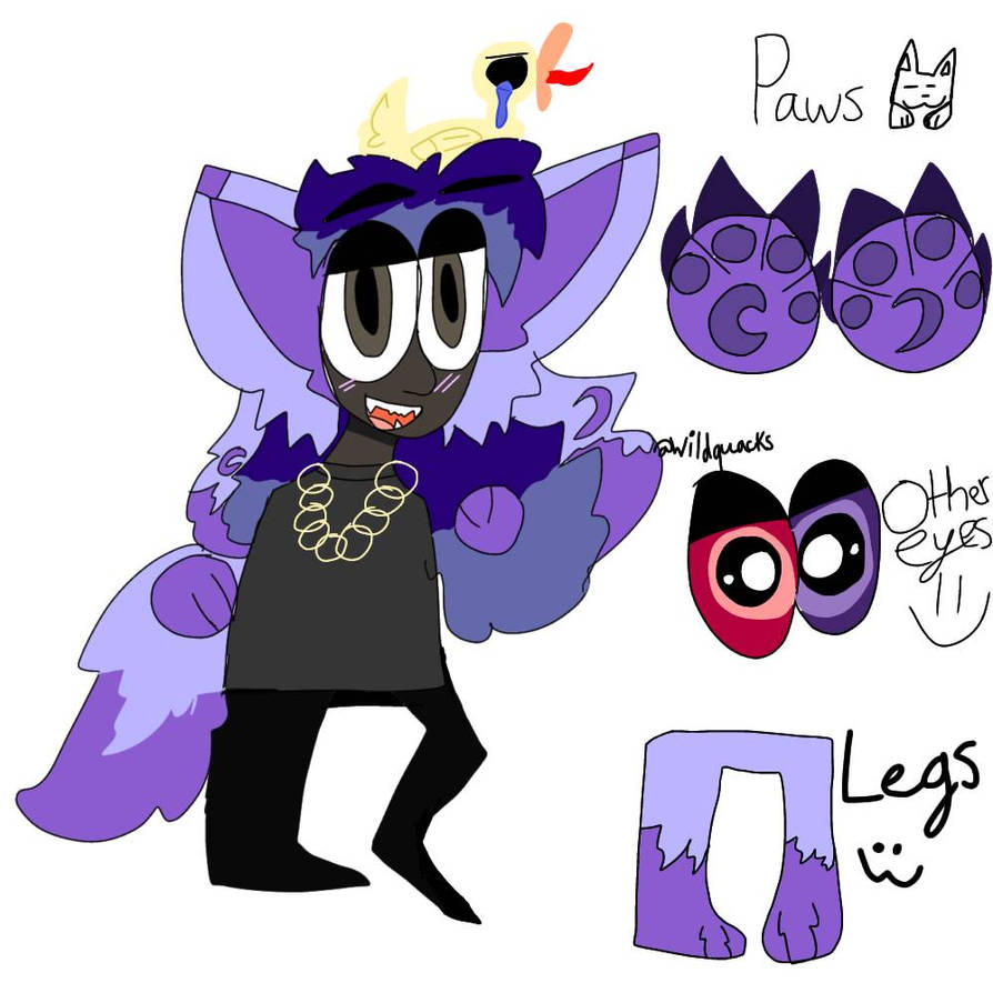 Dumpy Humanoid Humanoid version of Drippyducky ref 2023 by Wildquacks999 on DeviantArt