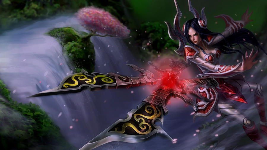 Irelia wallpaper by Nighthunte on DeviantArt
