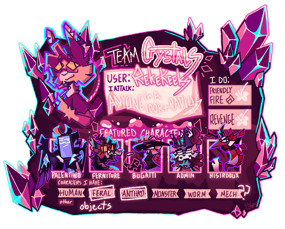HECK YEAH TEAM CRYSTALS by RekeKeeks on DeviantArt
