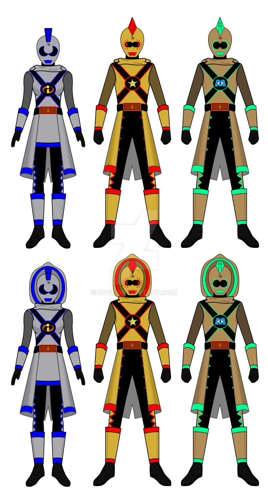 Madouryu Sentai Sorceranger: Sixth Ranger trio by bvge on DeviantArt
