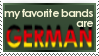 Favorite Bands Stamp by MacabreVampire