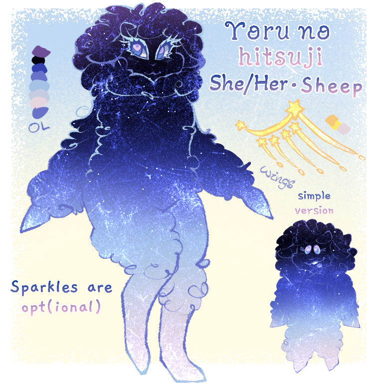 Hitji Deviantart Yoru no hitsuji | Sheep oc redesign by itsokamii on DeviantArt