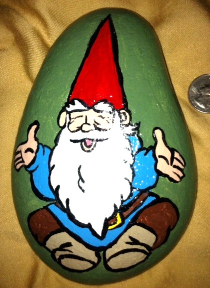 Gnome on Stone