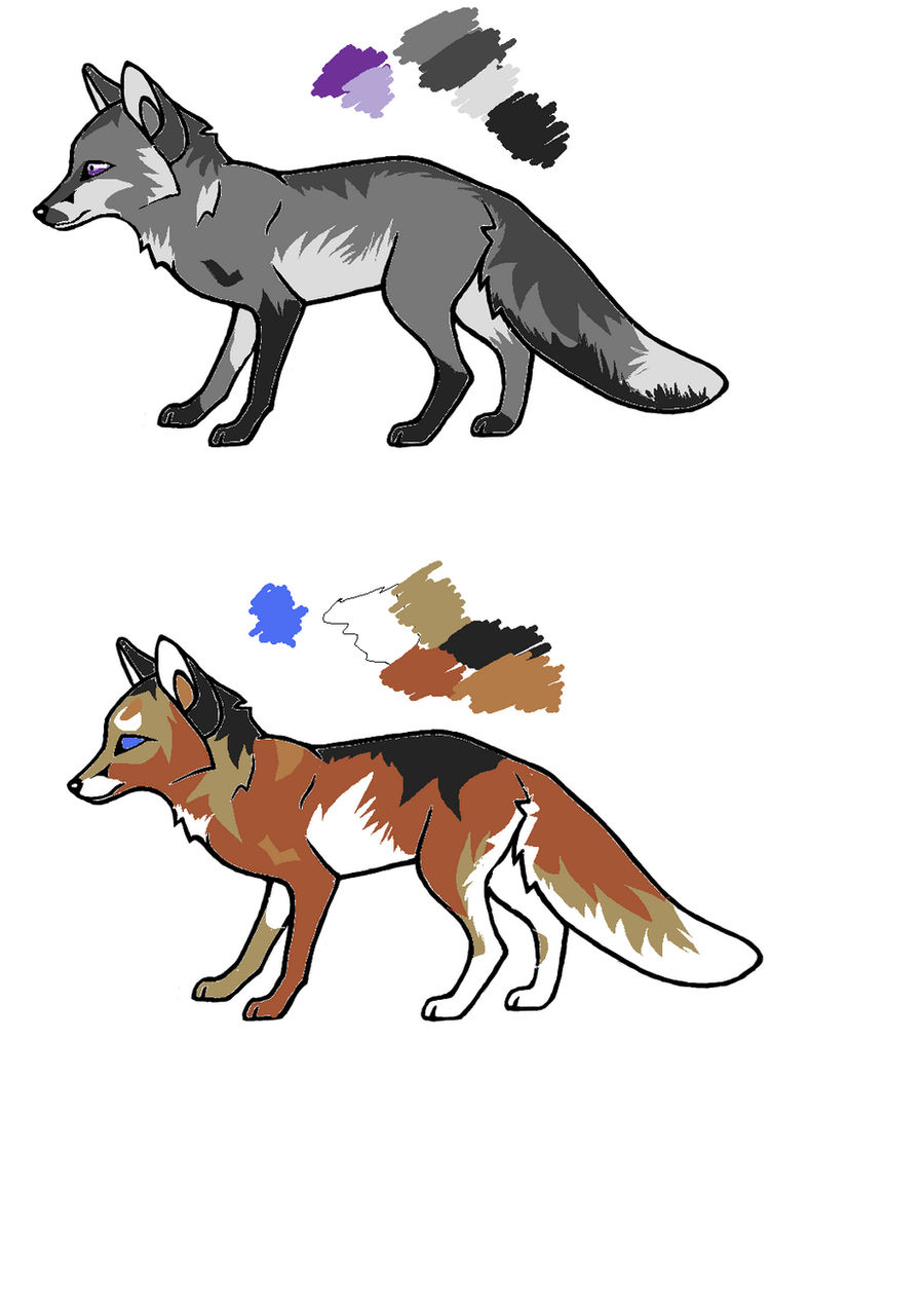 Fox Adaptables Fox adoptables set 1 by Somber0wl on DeviantArt