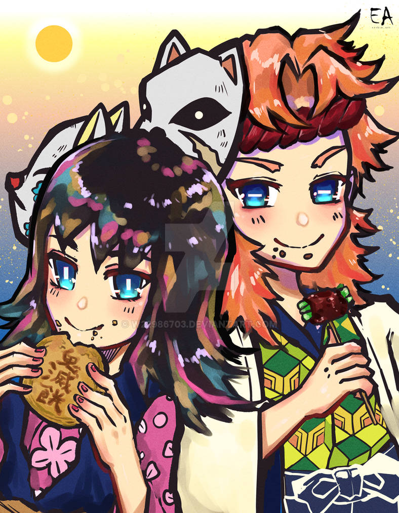 Sabito Pokemon Sabito and Makomo FANART OF Demon Slayer by w22986703 on DeviantArt