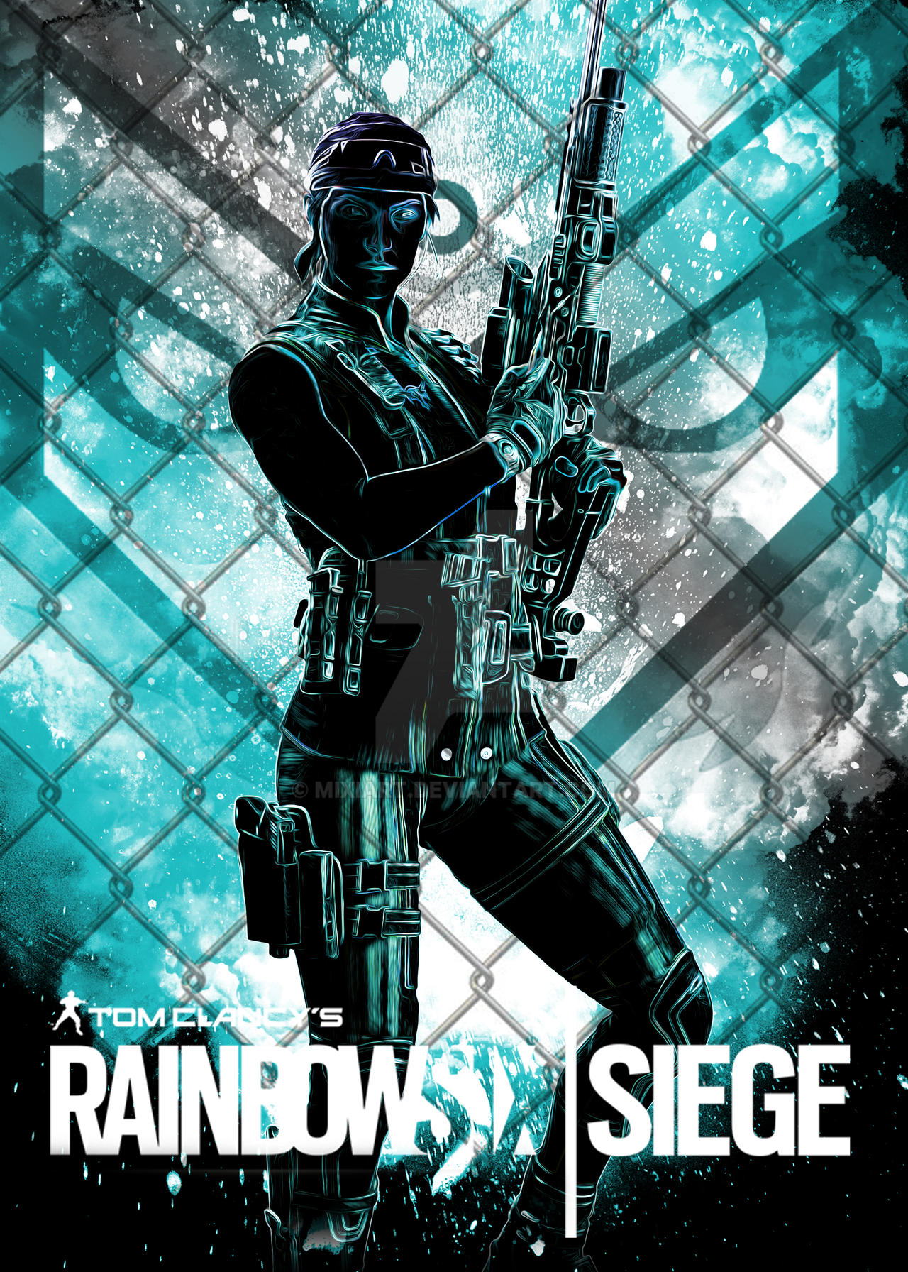 Kali R6 Background Rainbow Six Siege Kali by MixiArt on DeviantArt