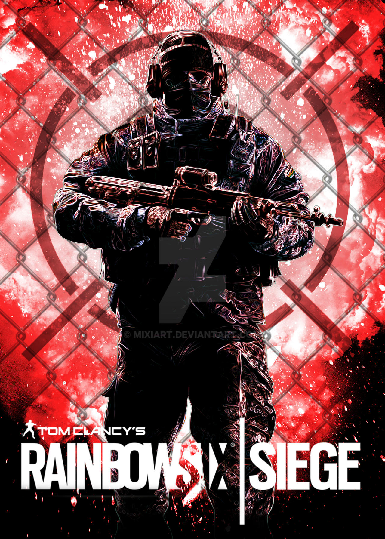Glass R6 Rainbow Six Siege Glaz by MixiArt on DeviantArt