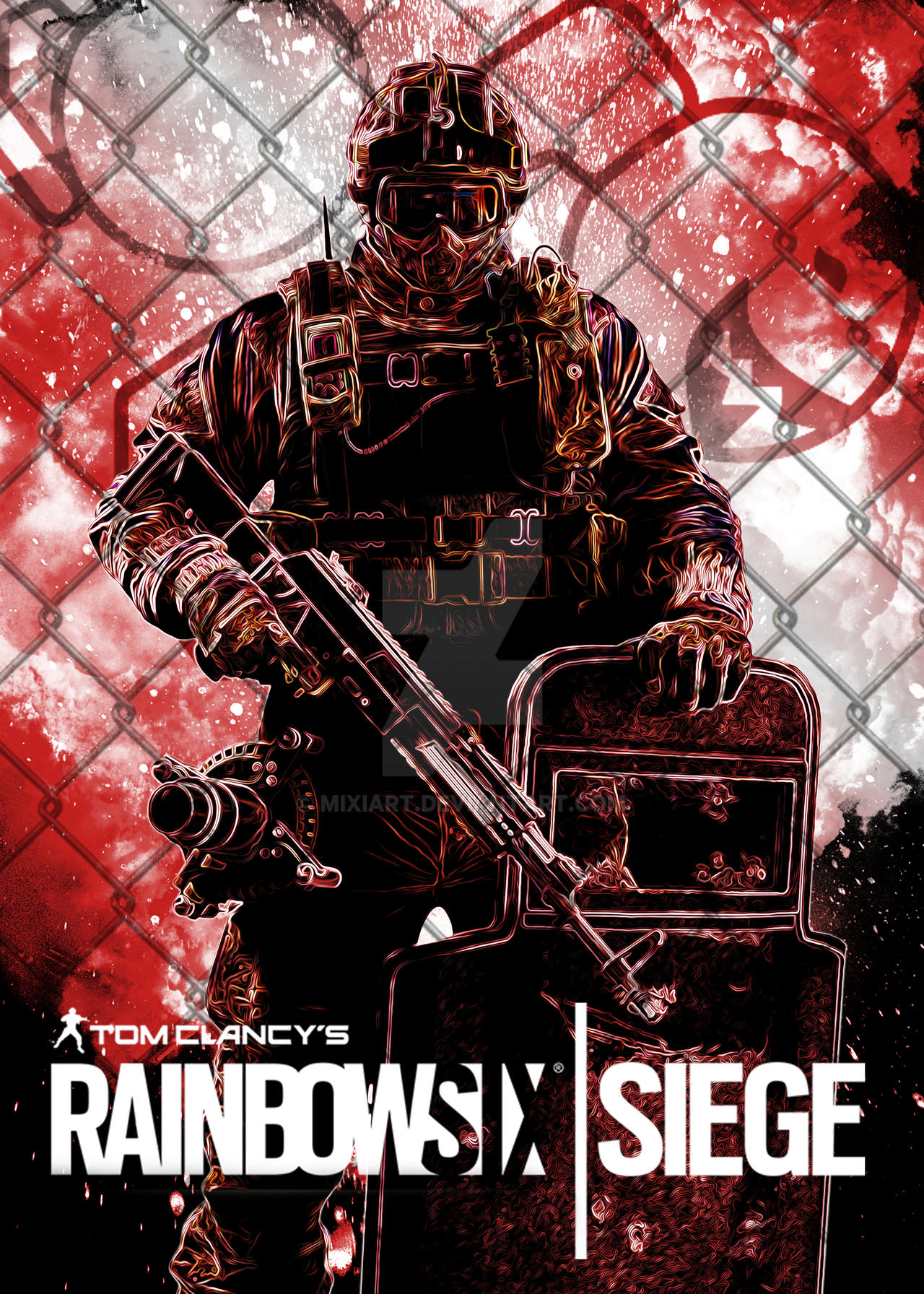 Fuze R6 Emblem Rainbow Six Siege FUZE by MixiArt on DeviantArt
