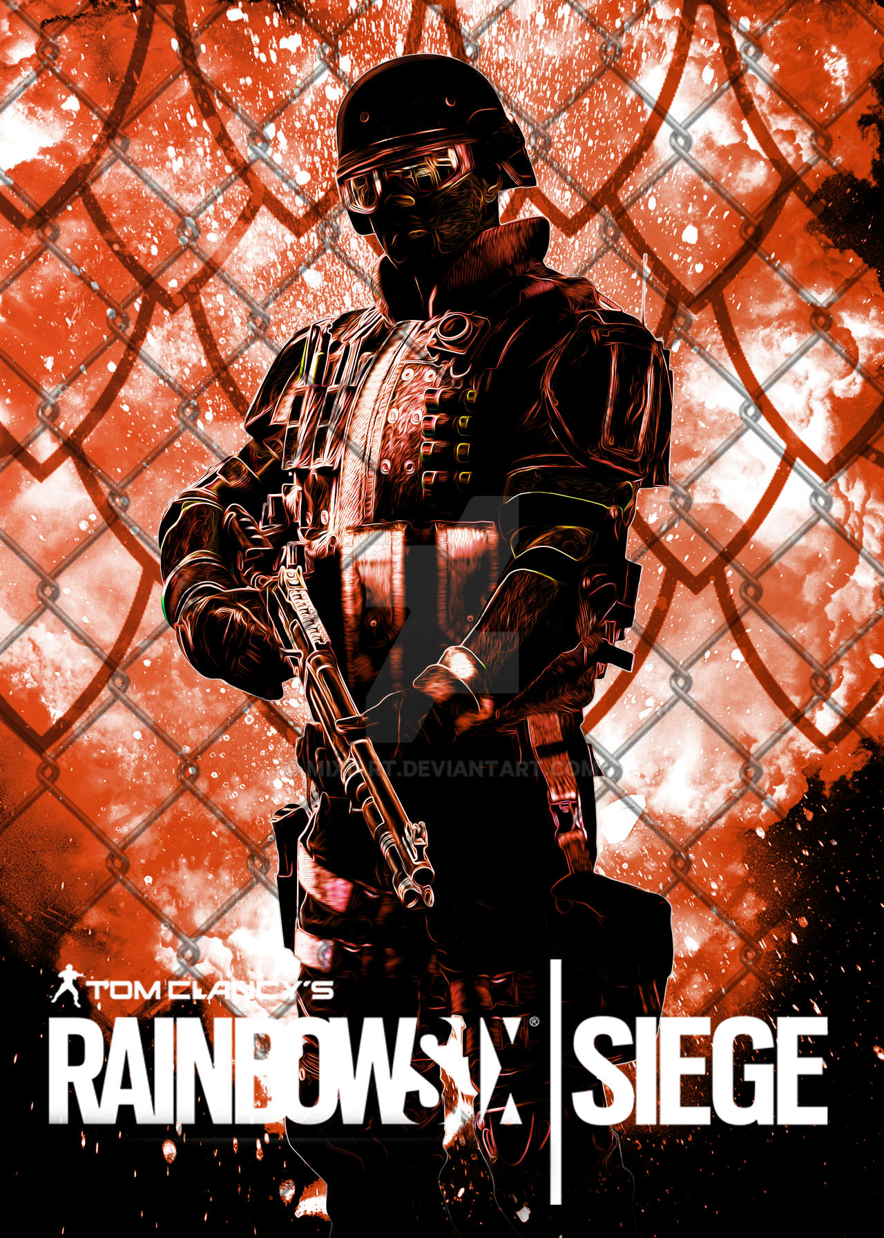 Castle R6 Emblem Rainbow Six Siege CASTLE by MixiArt on DeviantArt