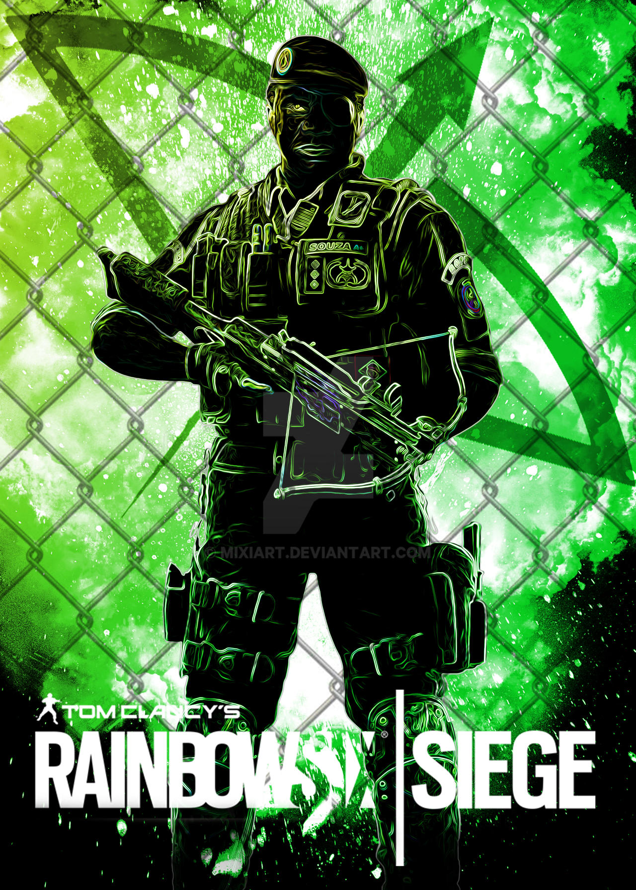 Capitou R6 Rainbow Six Siege CAPITO by MixiArt on DeviantArt