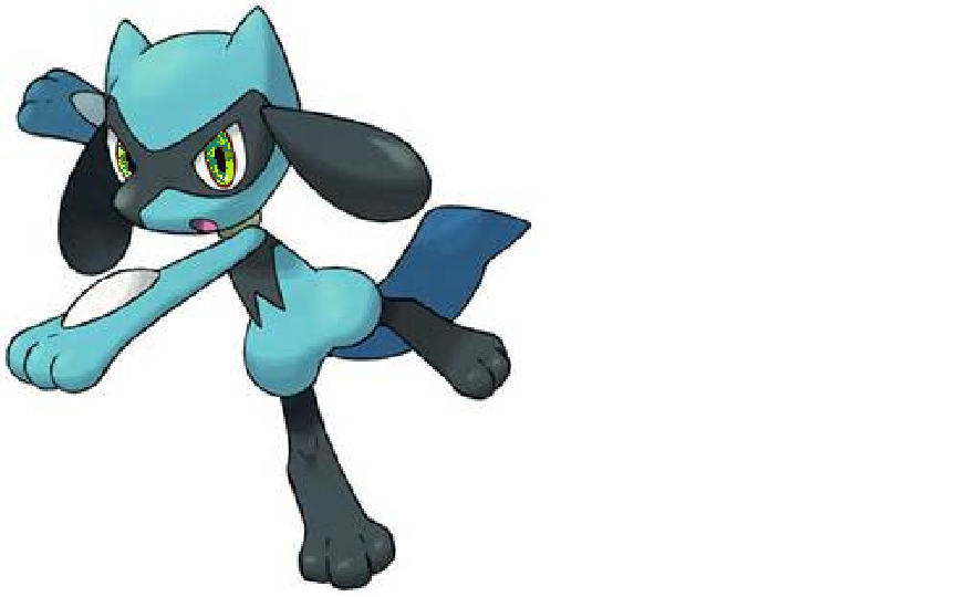 Green Eyed Riolu by YunaEldra on DeviantArt