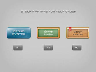 Stock group avatars