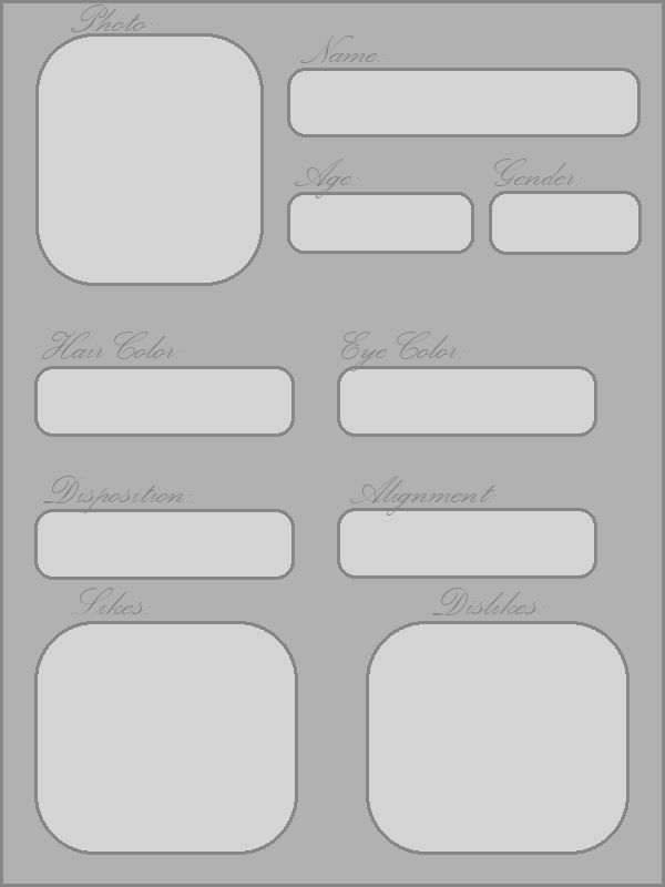 Character ID Sheet by Laliah on DeviantArt