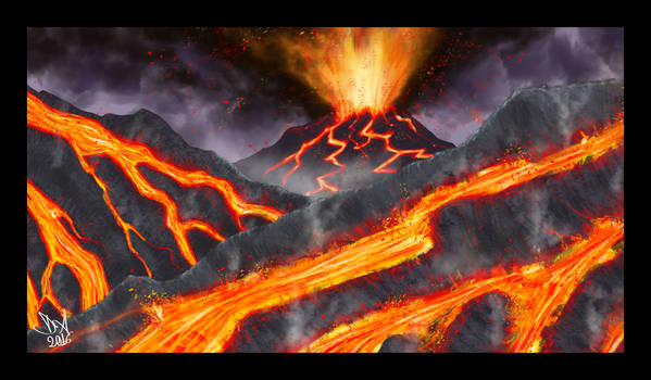 Volcano Deviantart Explore the Best Volcan Art | DeviantArt