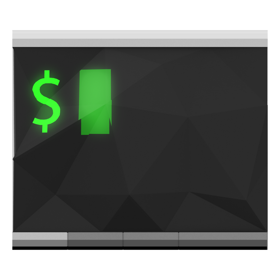 Low Poly iTerm Icon by BenWurth