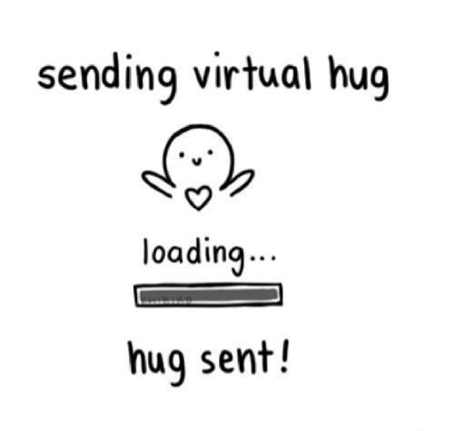 Sending virtual hug