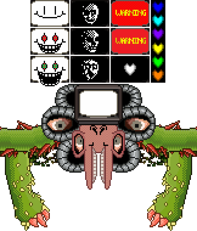 Flowey Sprite Sheet V.1 by Stevboi on DeviantArt