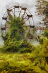 Abandoned Amusement Park Ferris Wheel by rpbdesign