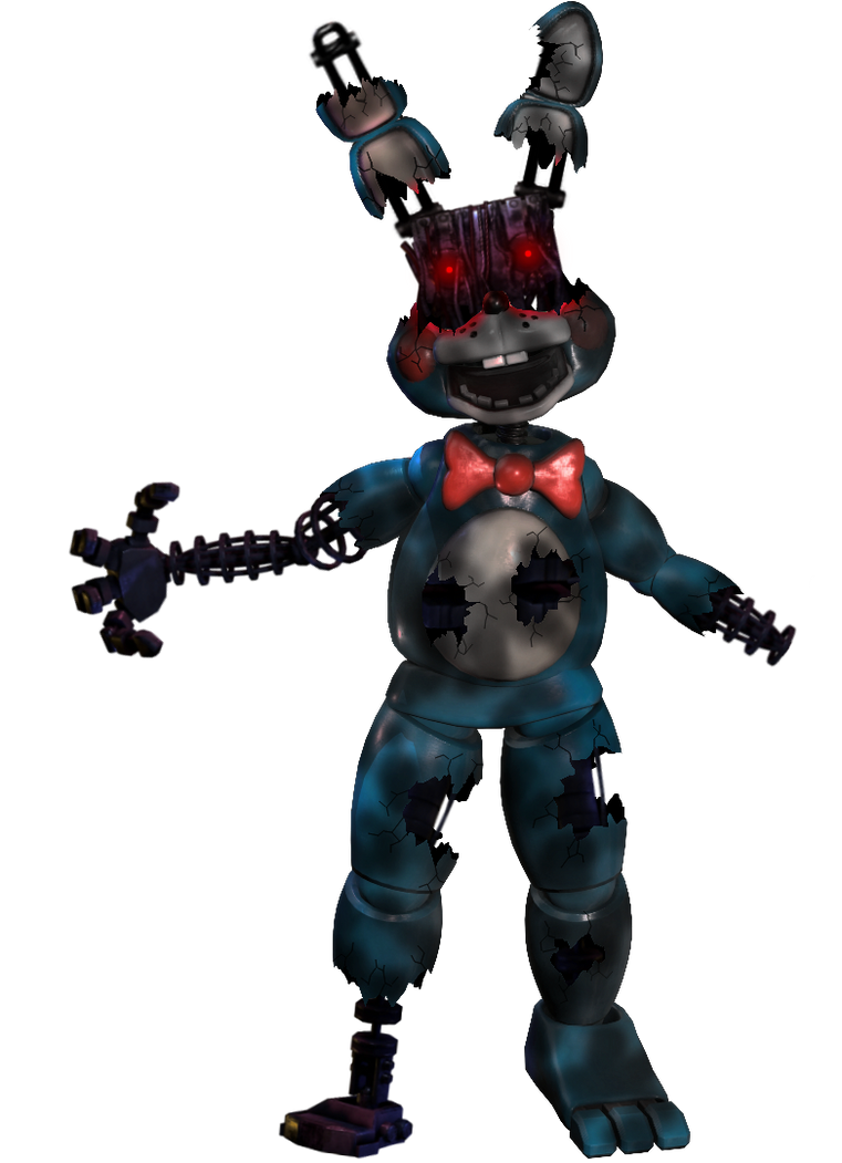Bonnie Roto Shattered Toy Bonnie by Mothman-Recless on DeviantArt
