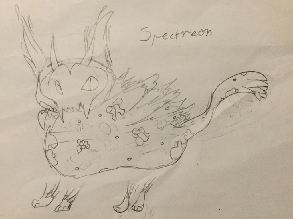 Ghost type eeveelution: Spectreon by Jeevies1 on DeviantArt