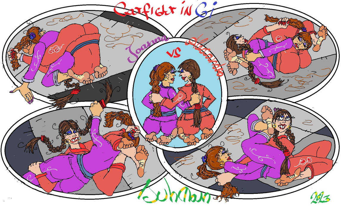 Hair Fight Deviantart Jiu jitsu hair pulling by Suhmann on DeviantArt