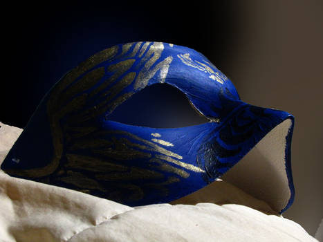 blue phoenix mask - view 2