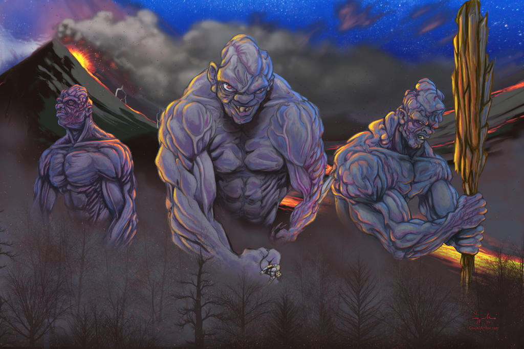 Giant Monster Invasion by ChuckMullins on DeviantArt