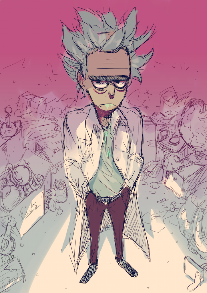 Shadow Rick rick sketch by eggswithbenefits on DeviantArt