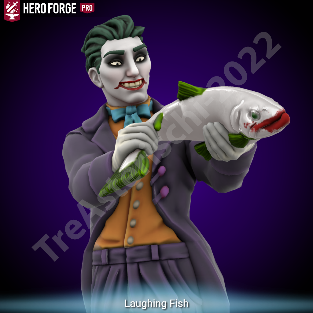 Joker - BTAS The Laughing Fish - Hero Forge by TreAsterischi on DeviantArt