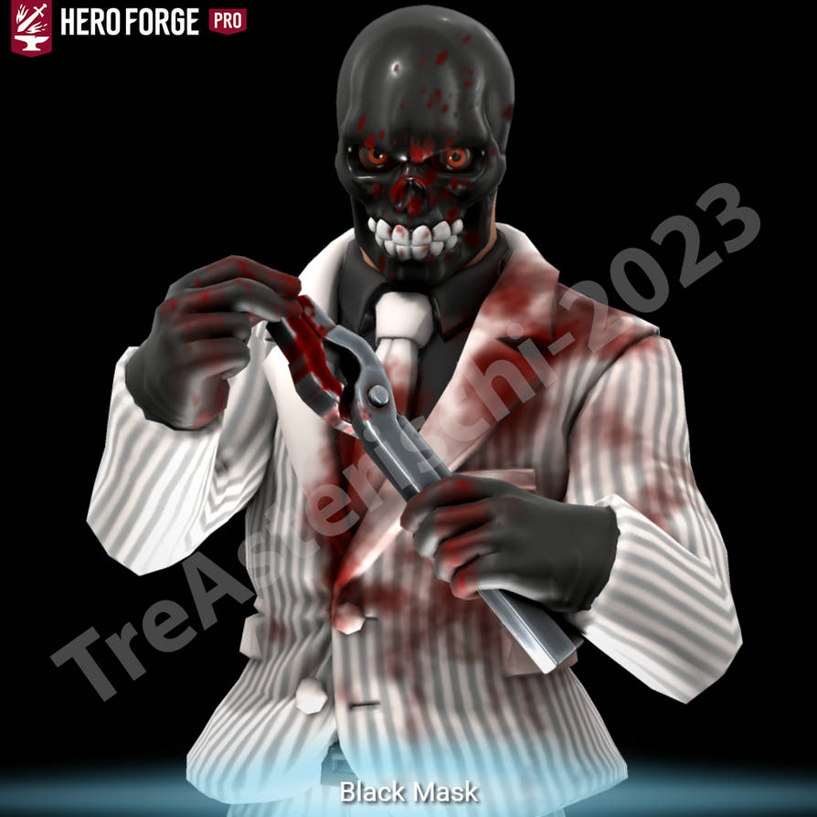 Black Mask - Hero Forge by TreAsterischi on DeviantArt