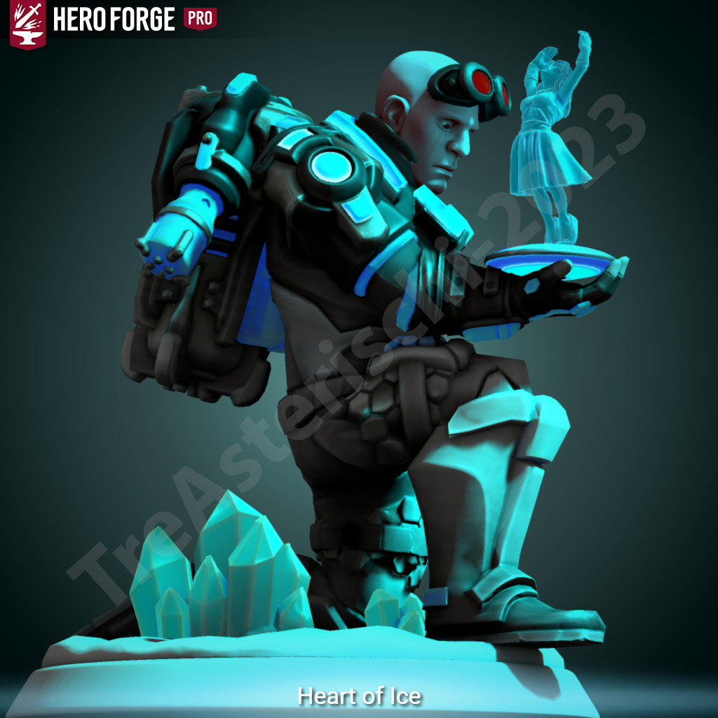 Heart of Ice - Hero Forge by TreAsterischi on DeviantArt