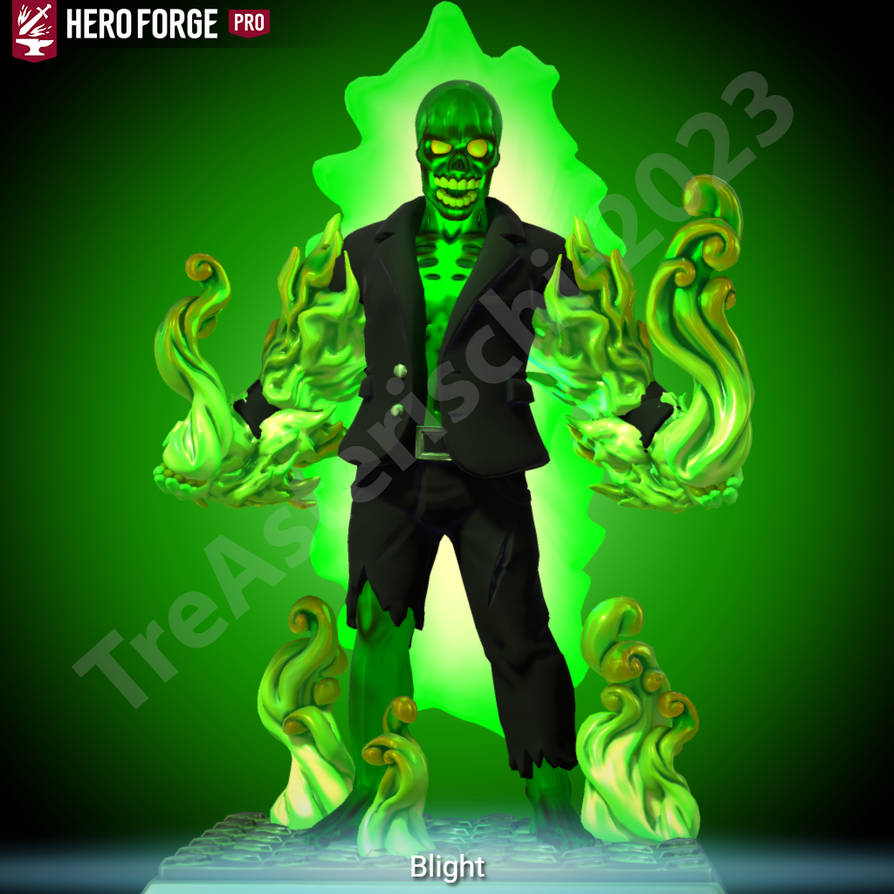 Blight Ranger Buff Blight - Hero Forge by TreAsterischi on DeviantArt