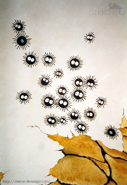 pic Spirited Away Wallpaper Soot Sprite soot sprites by strecno on deviantart