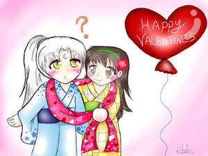 Be my valentine, Sesshomaru sama!