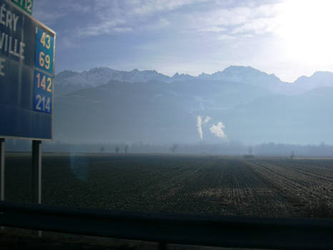 road from Grenoble