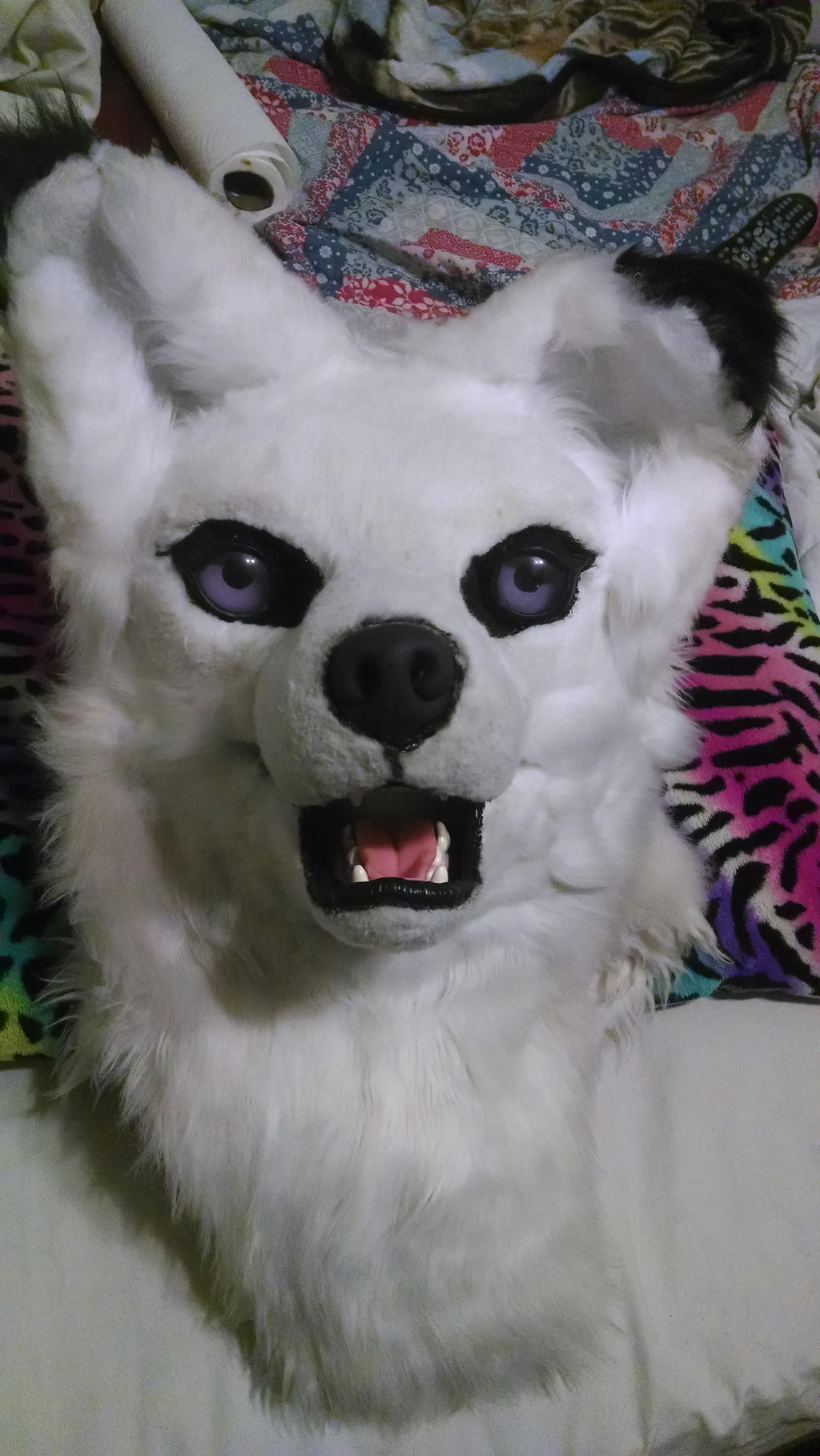 my new fursuit fox head.