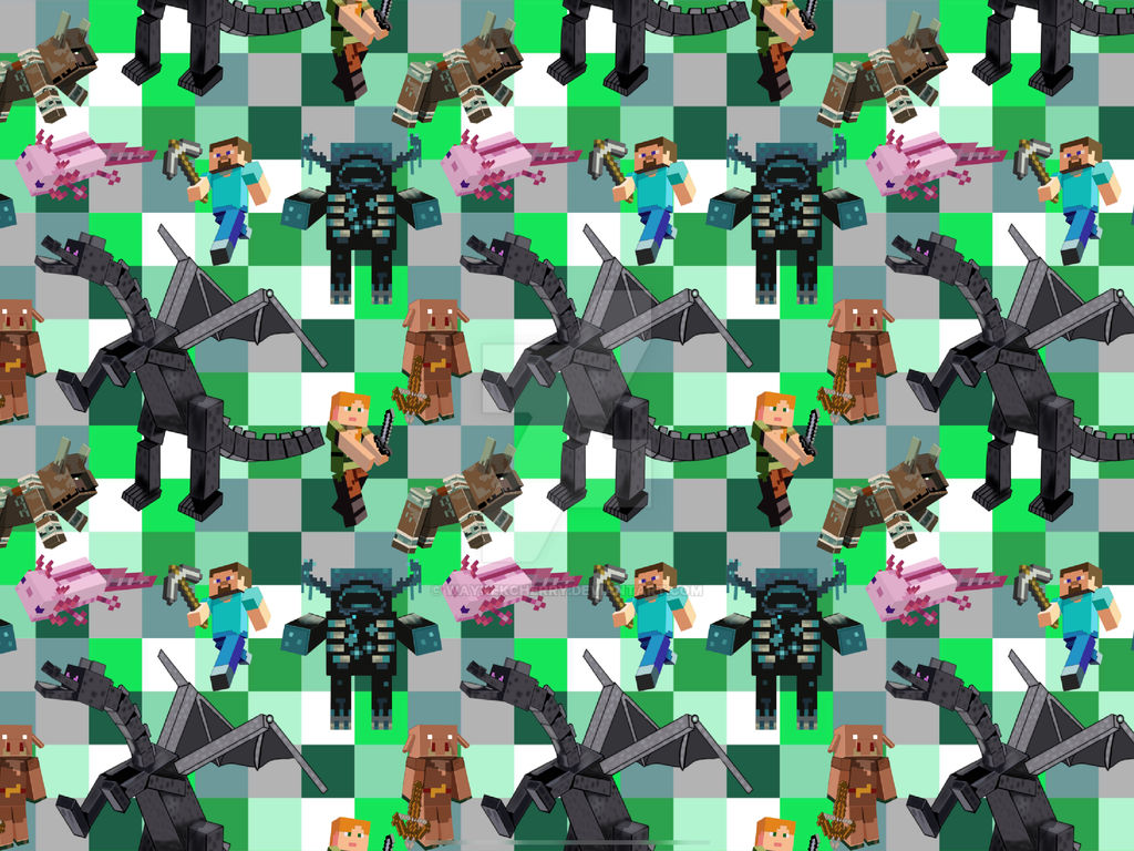 Minecraft seamless art by waynekcherry on DeviantArt