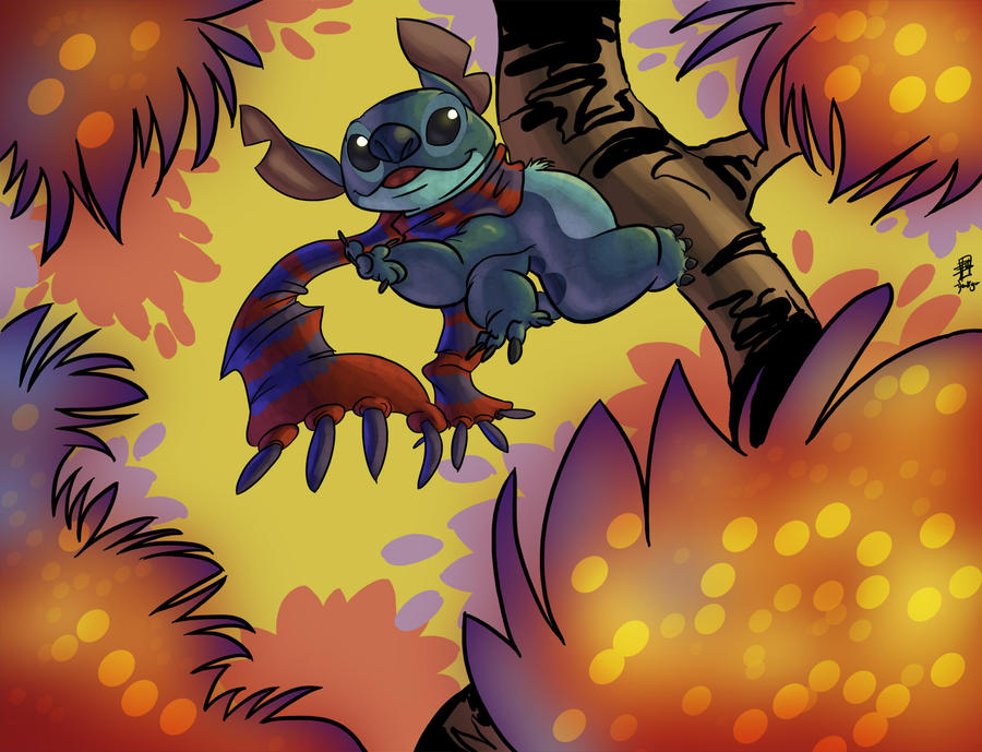 Stitch In Fall 2011 by DonoVanDine on DeviantArt