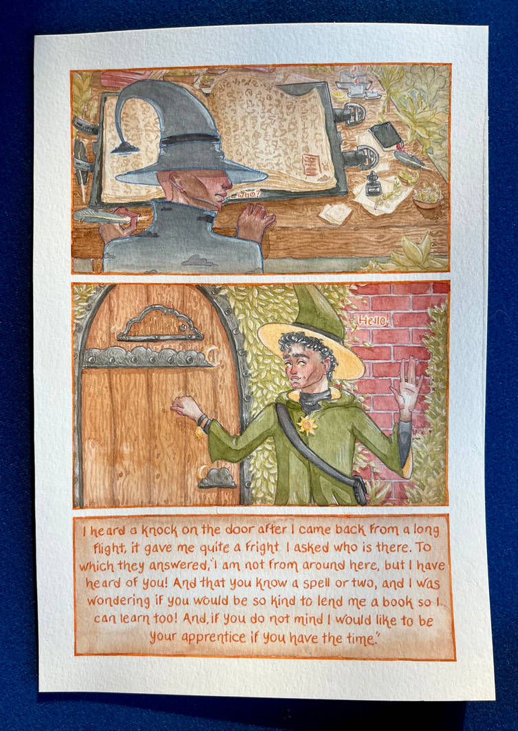 Spell-Book Apprentice by AveryLanaArt on DeviantArt