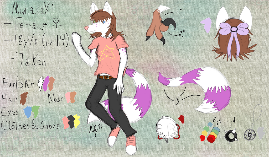 Murasaki - Reference Sheet by DjGomaSar12