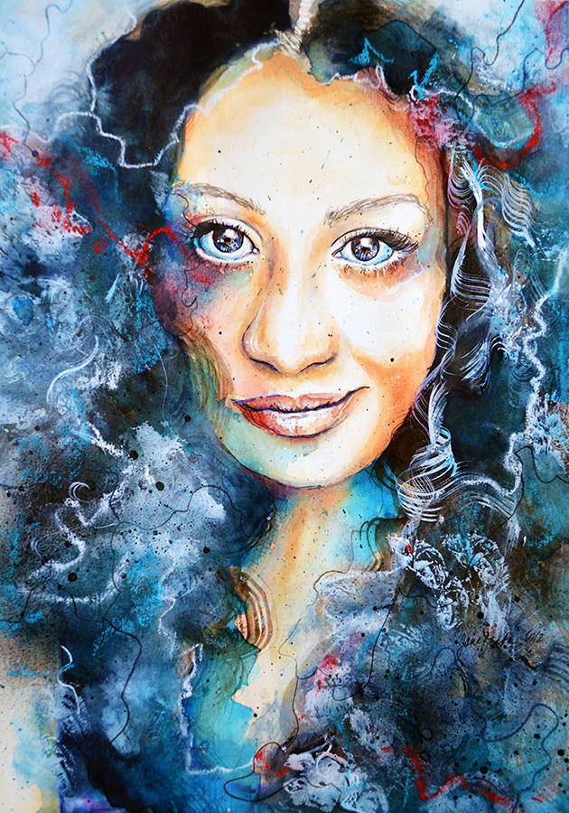 Portrait of deviant: Diva, Speed painting video by jane-beata